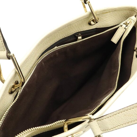 GUCCI Beige Leather Shoulder Bag - Picture 7 of 10